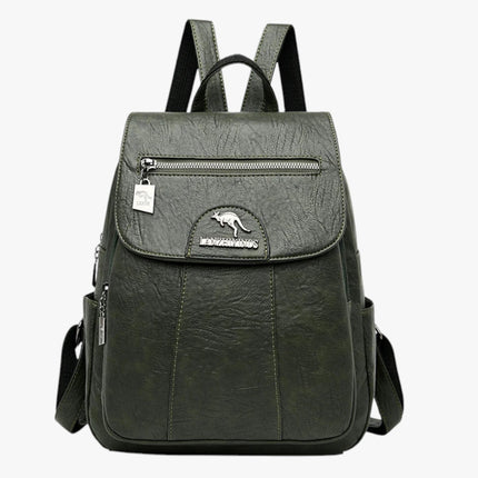 Stylish PU Leather Women's Backpack – Versatile, Secure & Spacious
