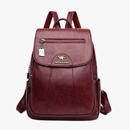 Stylish PU Leather Women's Backpack – Versatile, Secure & Spacious