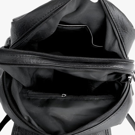 Stylish PU Leather Women's Backpack – Spacious, Waterproof & Comfortable