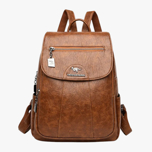 Stylish PU Leather Women's Backpack – Versatile, Secure & Spacious