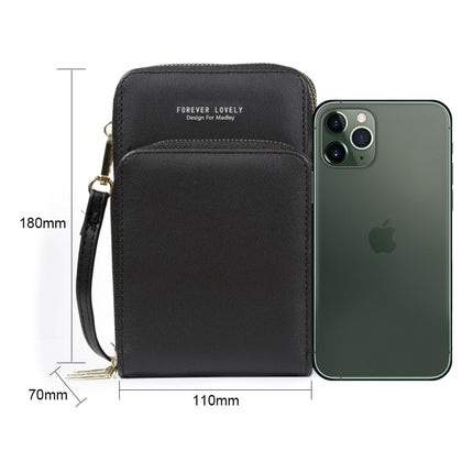 Elegant Compact Phone Crossbody Bag – Lightweight Crossbody Purse with Multiple Pockets