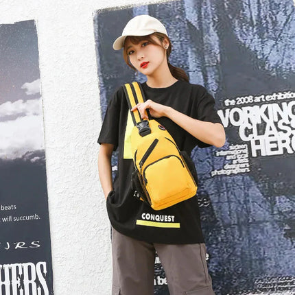 Sporty Crossbody Backpack – Compact, Practical & Comfortable Sling Bag for Daily Use