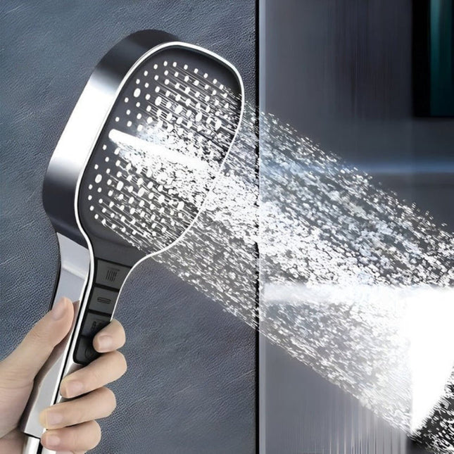 High-Pressure Handheld Shower Head with 7 Spray Settings – Easy Tool-Free Installation & Modern Design