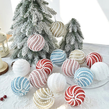 Elegant Hanging Christmas Ornaments – Shatterproof Plastic Holiday Tree Decorations for Indoor & Outdoor Use