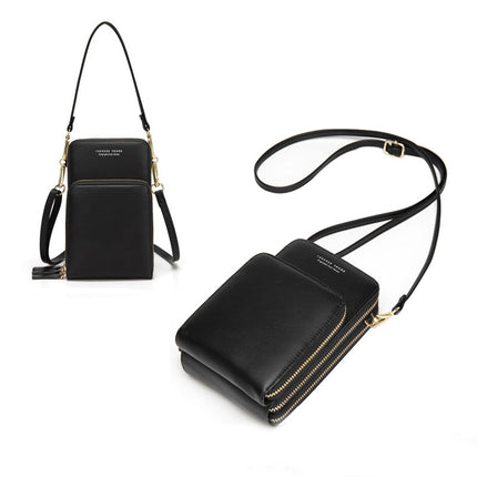 Elegant Compact Phone Crossbody Bag – Lightweight Crossbody Purse with Multiple Pockets