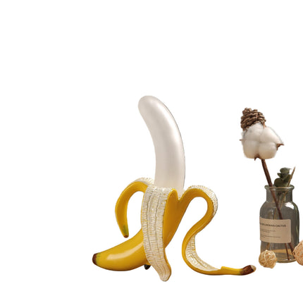 Playful Banana-Shaped Table Lamp with Gold Finish – Unique Modern Home Accent Light