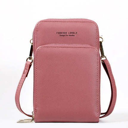 Elegant Compact Phone Crossbody Bag – Lightweight Crossbody Purse with Multiple Pockets