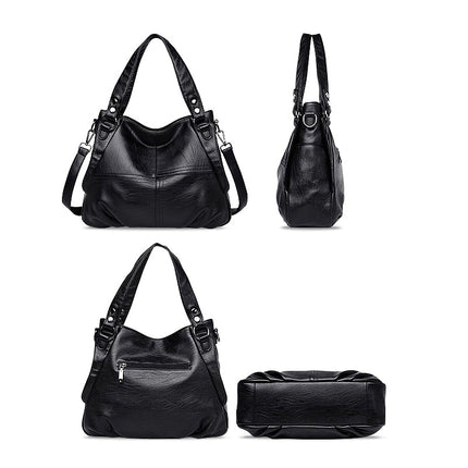 Burgundy Shoulder Bag – Stylish & Practical Vegan Leather Purse