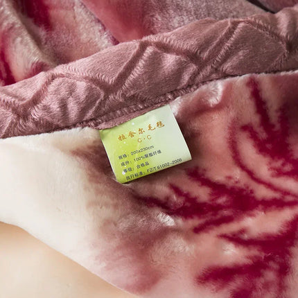 Luxury Floral Fleece Blanket – Ultra-Soft Warm Throw for Bed & Sofa