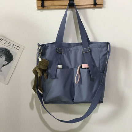 Canvas Shoulder Bag – Spacious, Trendy & Practical