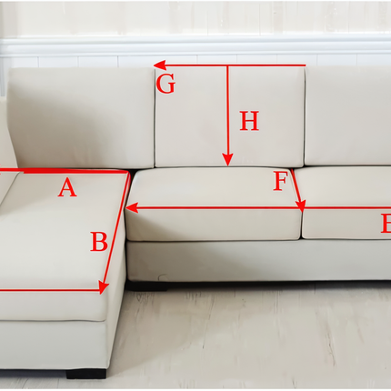 Luxe Anti-Slip Sofa Protector – Premium Polyester, Machine Washable, Elegant Home Décor