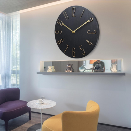 Silent Decorative Wall Clock – Modern Colorful Minimalist Wall Décor for Living Room or Office