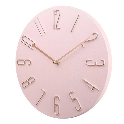 Silent Decorative Wall Clock – Modern Colorful Minimalist Wall Décor for Living Room or Office