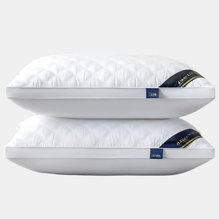 Hypoallergenic Cooling Cervical Support Pillows – Set of 2, Ergonomic 3D Mesh Design