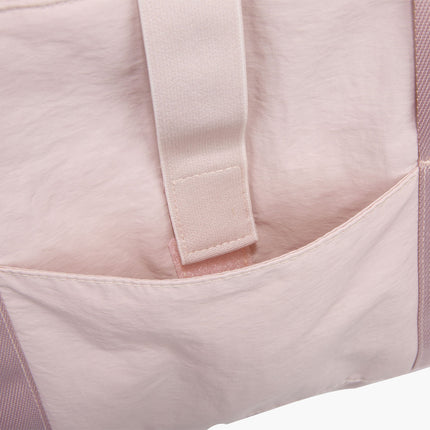 Black Tote Bag with Yoga Mat Holder – Water-Resistant & Laptop Compartment – Perfect for Gym, Work, or Beach