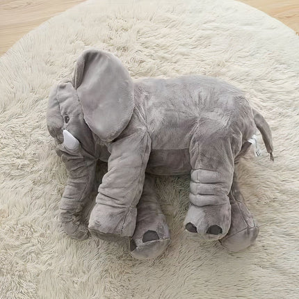 Super Soft Plush Elephant – Cuddly Grey Stuffed Animal Toy, Safe Gift for Babies & Kids