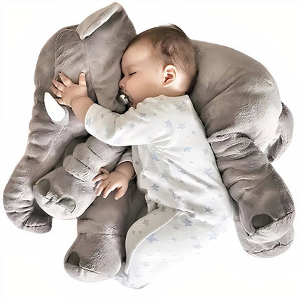 Super Soft Plush Elephant – Cuddly Grey Stuffed Animal Toy, Safe Gift for Babies & Kids