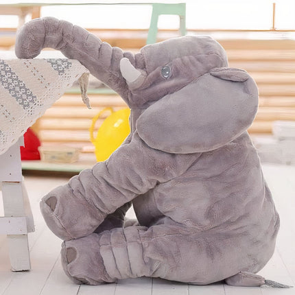 Super Soft Plush Elephant – Cuddly Grey Stuffed Animal Toy, Safe Gift for Babies & Kids