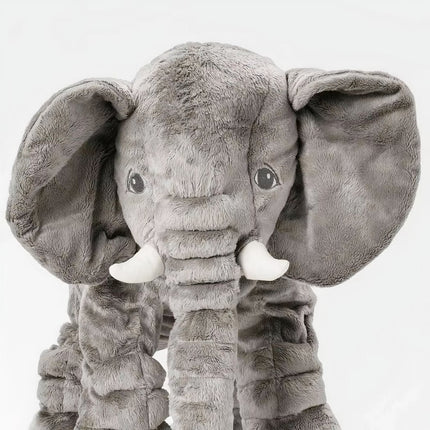 Super Soft Plush Elephant – Cuddly Grey Stuffed Animal Toy, Safe Gift for Babies & Kids