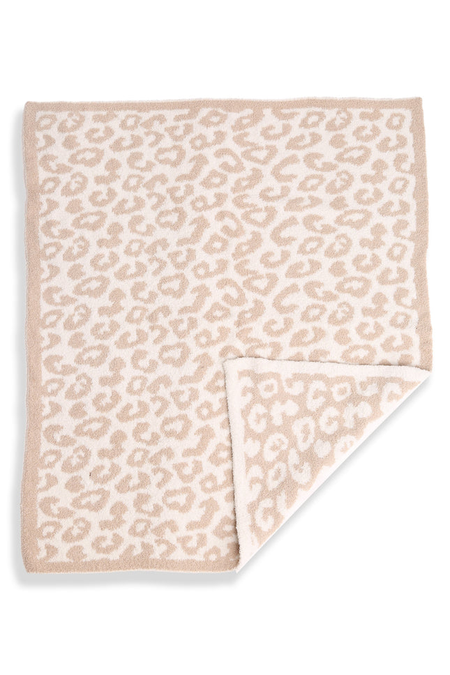 Soft Leopard Print Kids Fleece Blanket – Cozy Microfiber Throw for Nursery & Play