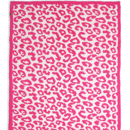 Soft Leopard Print Kids Fleece Blanket – Cozy Microfiber Throw for Nursery & Play