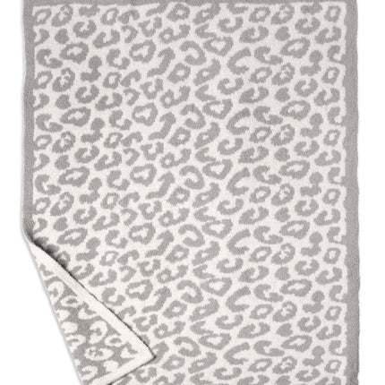 Soft Leopard Print Kids Fleece Blanket – Cozy Microfiber Throw for Nursery & Play