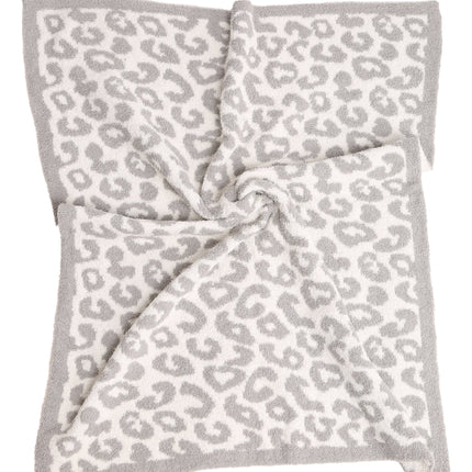 Soft Leopard Print Kids Fleece Blanket – Cozy Microfiber Throw for Nursery & Play