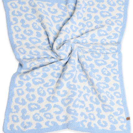 Soft Leopard Print Kids Fleece Blanket – Cozy Microfiber Throw for Nursery & Play