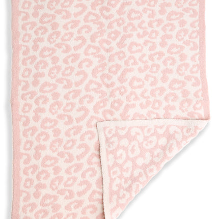 Soft Leopard Print Kids Fleece Blanket – Cozy Microfiber Throw for Nursery & Play