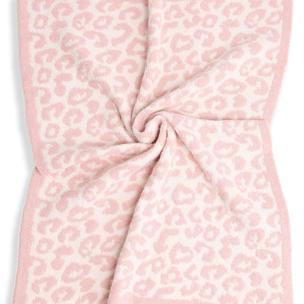 Soft Leopard Print Kids Fleece Blanket – Cozy Microfiber Throw for Nursery & Play