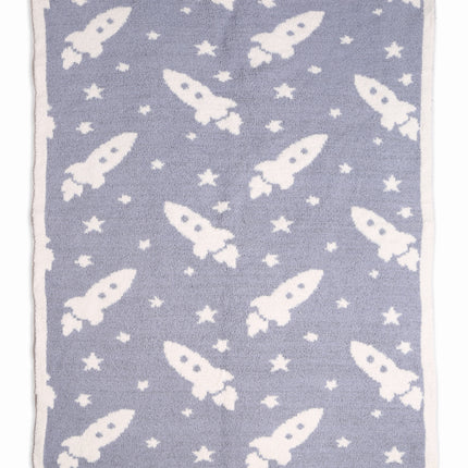 Kids Bee Print Microfiber Throw Blanket – Soft & Cozy 29” x 35” for Toddler Bedding & Nursery Décor