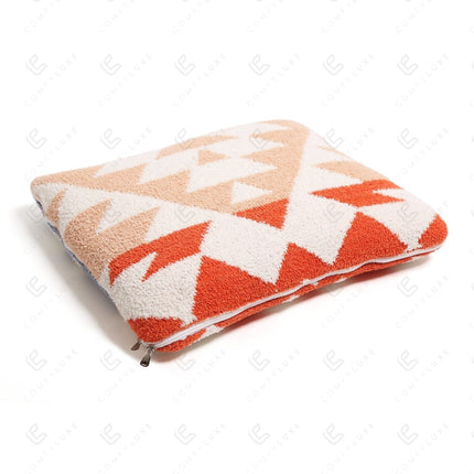 Tribal 2-in-1 Blanket & Pillow – Ultra-Soft Microfiber Throw with Boho Chic Design