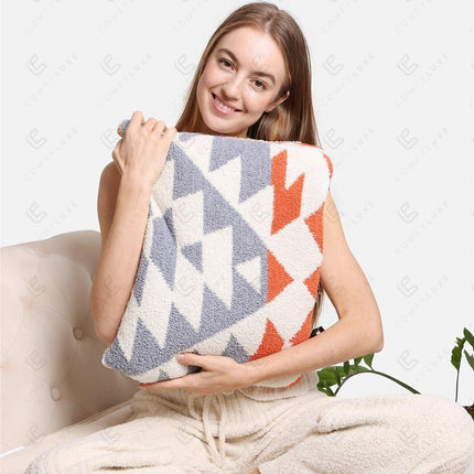 Tribal 2-in-1 Blanket & Pillow – Ultra-Soft Microfiber Throw with Boho Chic Design