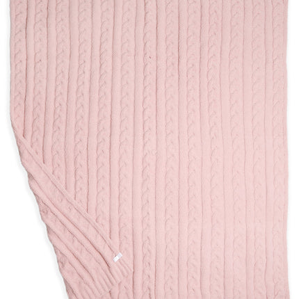 Chunky Cable Knit Fleece Throw Blanket – Soft & Cozy 50X55 Inch Home Decor Plaid