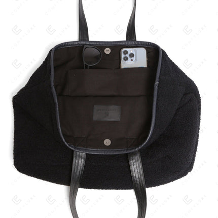 Happy Face Tote Bag – Spacious & Soft Smiley Print Shopper