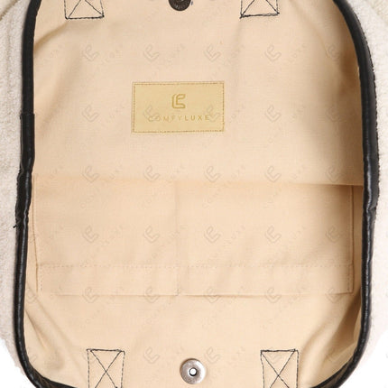 Happy Face Tote Bag – Spacious & Soft Smiley Print Shopper