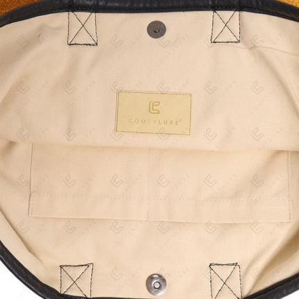 Happy Face Tote Bag – Spacious & Soft Smiley Print Shopper