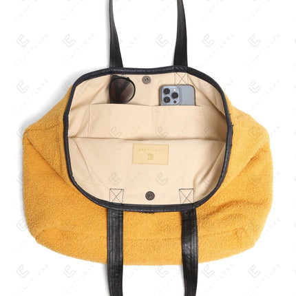 Happy Face Tote Bag – Spacious & Soft Smiley Print Shopper