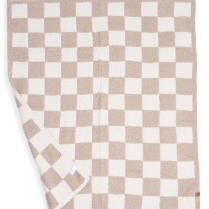 Kids Checkered Fleece Throw Blanket – Ultra Soft & Cozy