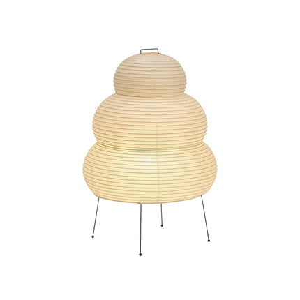 Lumi Biegung Japanese Washi Paper Table Lamp 12" – Soft Warm LED Light for Cozy Home Ambiance