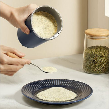 Compact Electric Coffee & Spice Grinder 7.8" x 3.7" – Stainless Steel Kitchen Mill