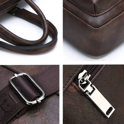 Brown Leather Laptop Bag – Stylish, Durable & Functional