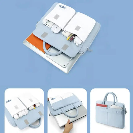 Light Blue Laptop & Work Tote Bag – Stylish, Spacious, and Travel-Friendly