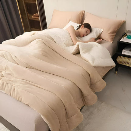 Luxury Fleece Throw Blanket 59" x 79" – Ultra-Soft & Cozy for Living Room & Bedroom