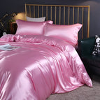 Set: 59 × 79 in + 2x pillowcase / Pink