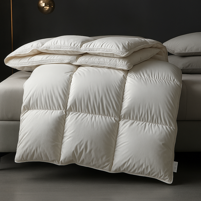 Luxury Goose Down Duvet – Soft, Warm & Breathable Bedding for Ultimate Bedroom Comfort