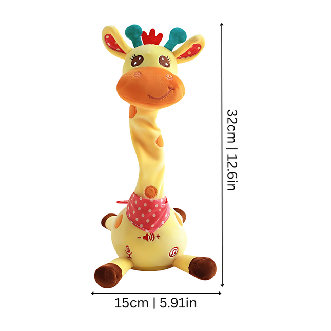 Interactive Musical Giraffe Toy – Light-Up, Dancing & Talking Plush for Babies & Toddlers
