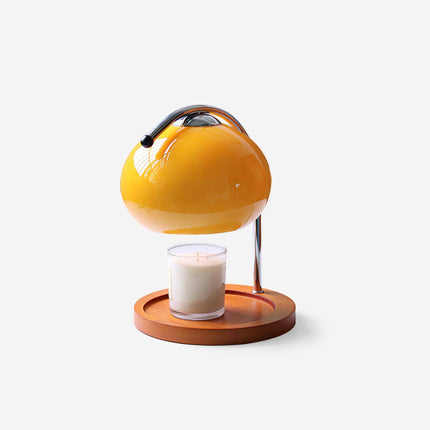 Mid-Century Candle Warmer Lamp – Elegant Flameless Scented Candle Melter for Cozy Home Décor (6" x 7.9")