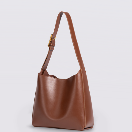 Minimalist Vegan Leather Shoulder Bag