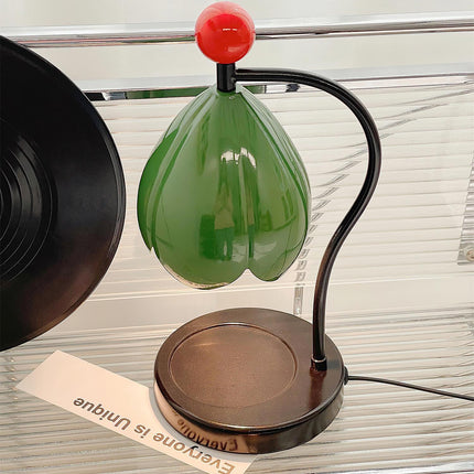 Floral Candle Warmer Lamp 5.9" x 13.4" – Elegant Flower-Inspired Home Décor for Cozy Aromatic Ambiance